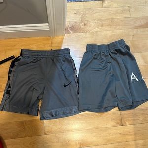 Bundle of two shorts. 1 Nike Dri-Fit, 1 Nike Jordan. Size medium (10-12)
